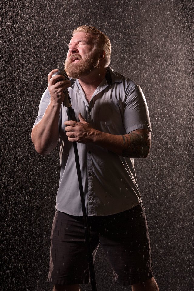 Kevin Burdick performing